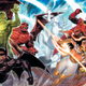 Stan Lee's strange version of Batman, Wonder Woman, Superman, Shazam, and more lunge at the reader.